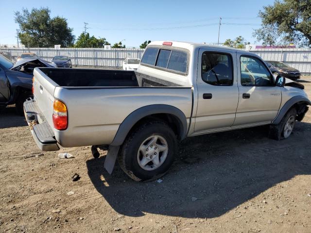 5TEGN92N12Z125427 - 2002 TOYOTA TACOMA DOUBLE CAB PRERUNNER SILVER photo 3