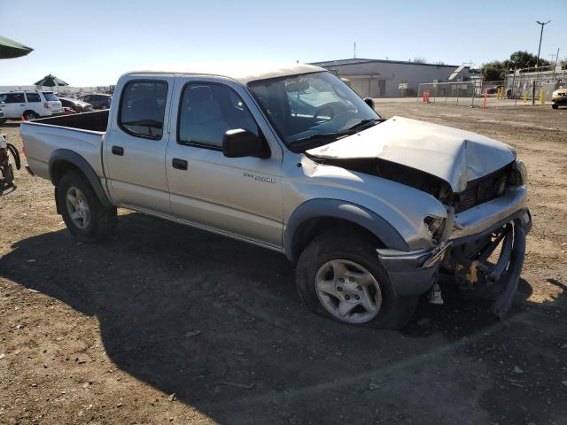 5TEGN92N12Z125427 - 2002 TOYOTA TACOMA DOUBLE CAB PRERUNNER SILVER photo 4