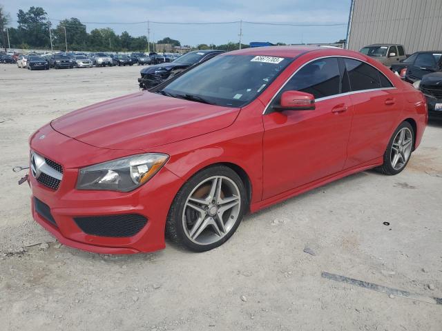 WDDSJ4GB6EN091294 - 2014 MERCEDES-BENZ CLA 250 4MATIC RED photo 1