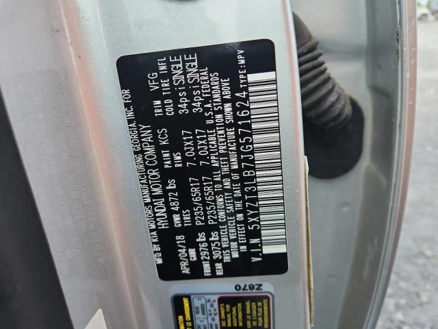 5XYZT3LB7JG571624 - 2018 HYUNDAI SANTA FE S SILVER photo 13