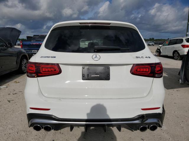 W1N0G6EB0MF946751 - 2021 MERCEDES-BENZ GLC 43 4MATIC AMG WHITE photo 6