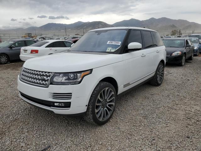 SALGV2TF7FA230478 - 2015 LAND ROVER RANGE ROVE AUTOBIOGRAPHY WHITE photo 1