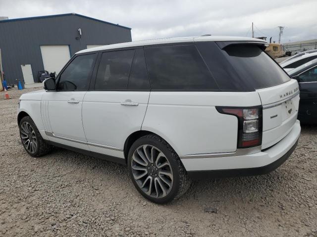 SALGV2TF7FA230478 - 2015 LAND ROVER RANGE ROVE AUTOBIOGRAPHY WHITE photo 2