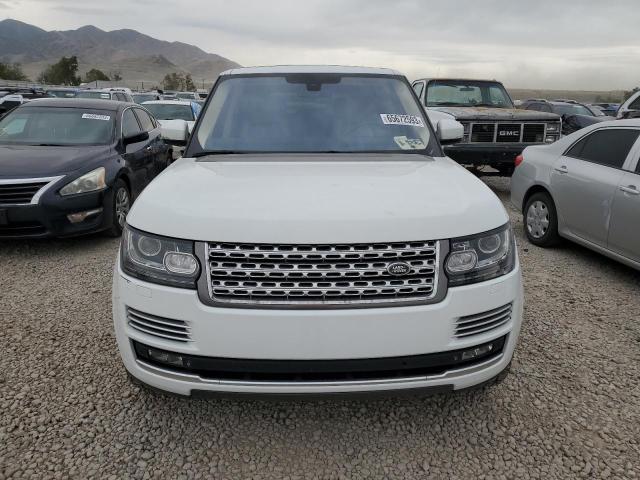 SALGV2TF7FA230478 - 2015 LAND ROVER RANGE ROVE AUTOBIOGRAPHY WHITE photo 5