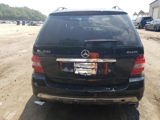 4JGBB75E86A061689 - 2006 MERCEDES-BENZ ML 500 BLACK photo 6