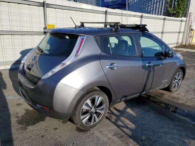 1N4AZ0CP6FC327311 - 2015 NISSAN LEAF S GRAY photo 3