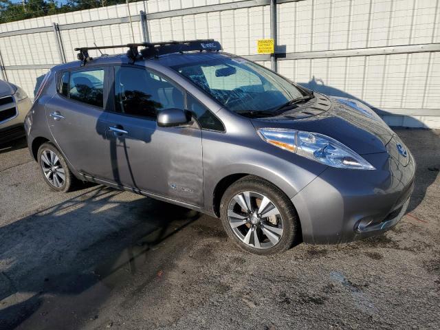 1N4AZ0CP6FC327311 - 2015 NISSAN LEAF S GRAY photo 4