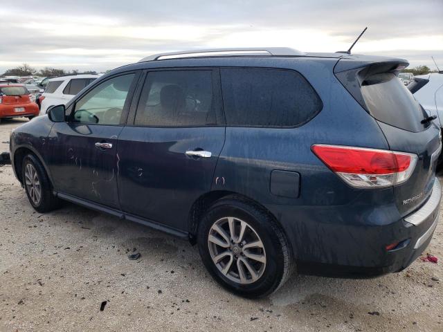 5N1AR2MN7EC645872 - 2014 NISSAN PATHFINDER S BLUE photo 3