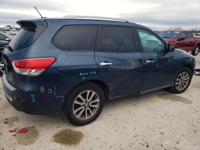 5N1AR2MN7EC645872 - 2014 NISSAN PATHFINDER S BLUE photo 4