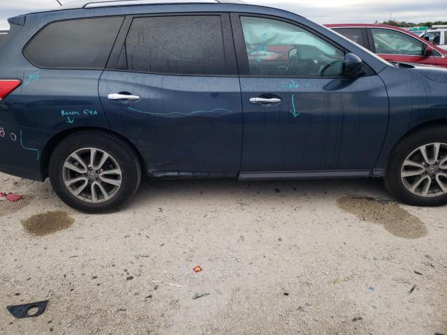 5N1AR2MN7EC645872 - 2014 NISSAN PATHFINDER S BLUE photo 9