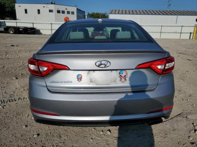 5NPE24AF5HH535723 - 2017 HYUNDAI SONATA SE SILVER photo 6