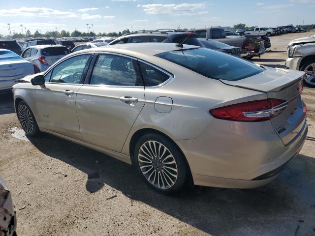 3FA6P0RU5HR388596 - 2017 FORD FUSION TITANIUM HEV BEIGE photo 2