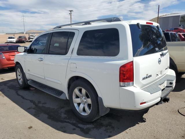 5N1BA08D18N633548 - 2008 NISSAN ARMADA SE WHITE photo 2