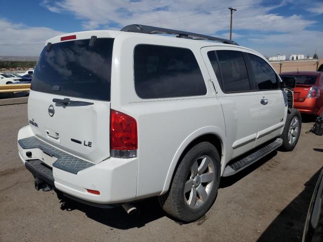 5N1BA08D18N633548 - 2008 NISSAN ARMADA SE WHITE photo 3