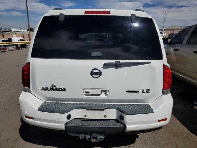 5N1BA08D18N633548 - 2008 NISSAN ARMADA SE WHITE photo 6