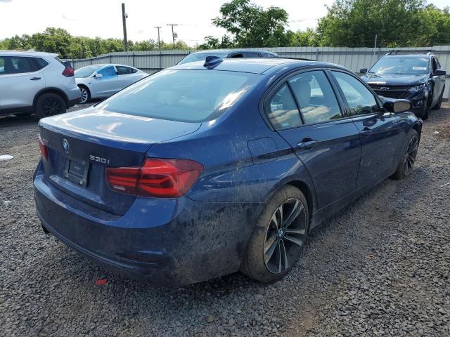WBA8D9C54JA616005 - 2018 BMW 330 XI BLUE photo 3