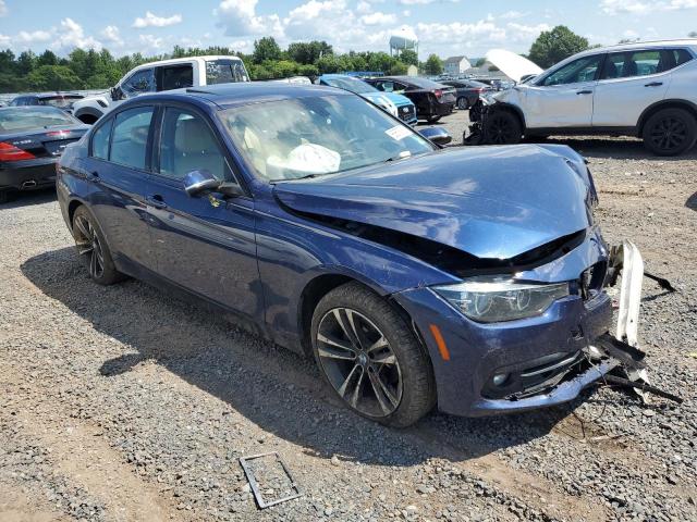 WBA8D9C54JA616005 - 2018 BMW 330 XI BLUE photo 4
