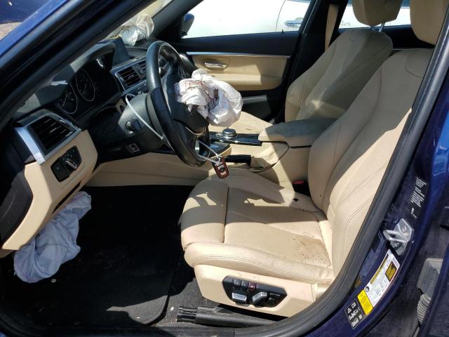 WBA8D9C54JA616005 - 2018 BMW 330 XI BLUE photo 7