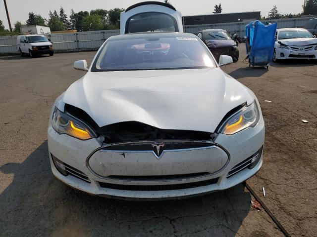 5YJSA1CN7DFP20227 - 2013 TESLA MODEL S WHITE photo 5