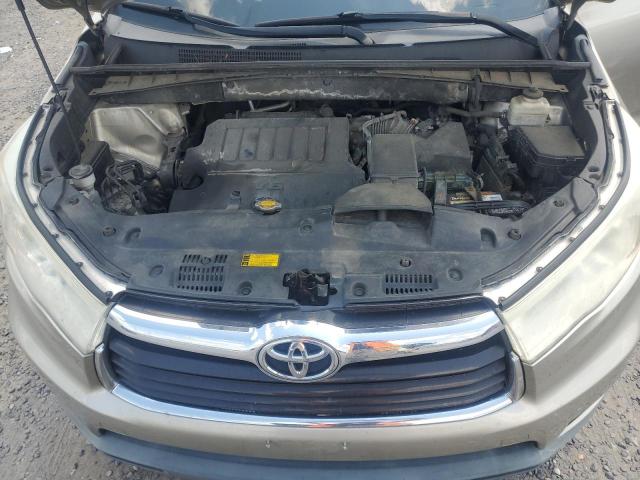 5TDJKRFH5ES032236 - 2014 TOYOTA HIGHLANDER XLE BEIGE photo 12