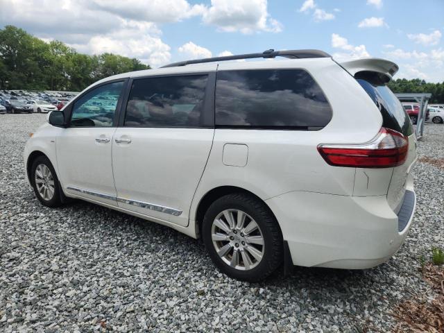 5TDDZ3DC8HS160360 - 2017 TOYOTA SIENNA XLE 白色 照片 2