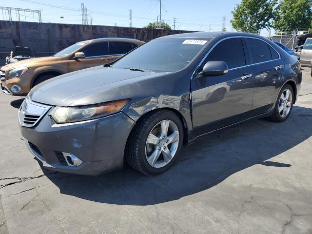 JH4CU2F66EC005684 - 2014 ACURA TSX TECH GRAY photo 1