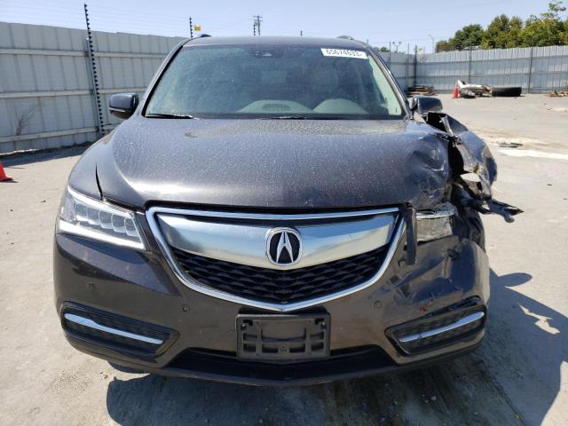 5FRYD4H9XGB019702 - 2016 ACURA MDX ADVANCE GRAY photo 5