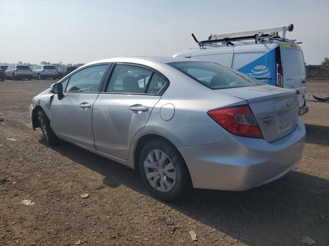 19XFB2F59CE332095 - 2012 HONDA CIVIC LX SILVER photo 2