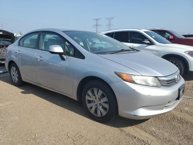 19XFB2F59CE332095 - 2012 HONDA CIVIC LX SILVER photo 4