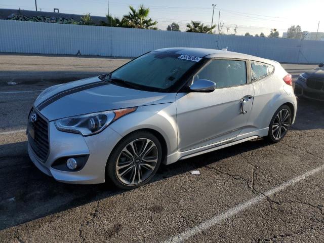 KMHTC6AE6GU289367 - 2016 HYUNDAI VELOSTER TURBO SILVER photo 1