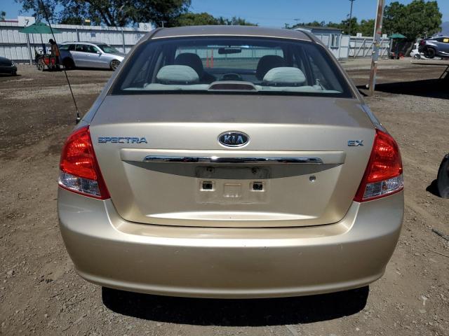 KNAFE222095653933 - 2009 KIA SPECTRA EX GOLD photo 6