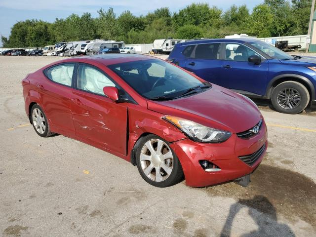 KMHDH4AE9DU577163 - 2013 HYUNDAI ELANTRA GLS RED photo 4