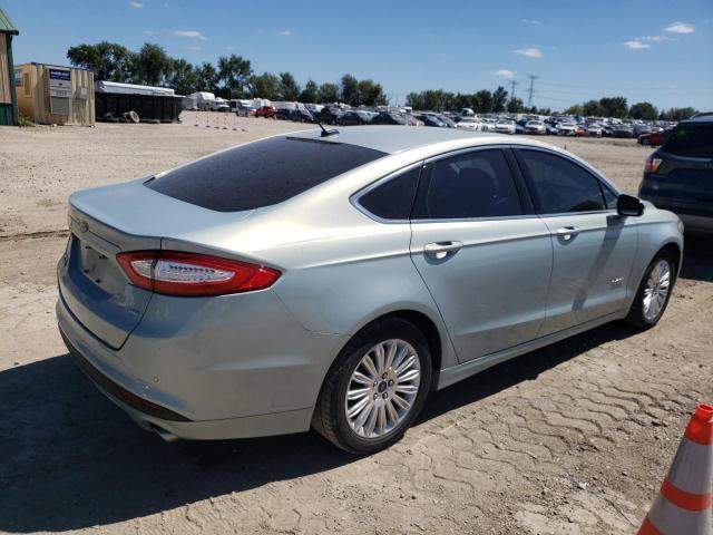 3FA6P0PU1ER350667 - 2014 FORD FUSION SE PHEV BLUE photo 3