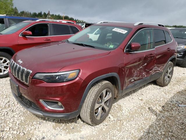 1C4PJMDXXKD359474 - 2019 JEEP CHEROKEE LIMITED RED photo 1