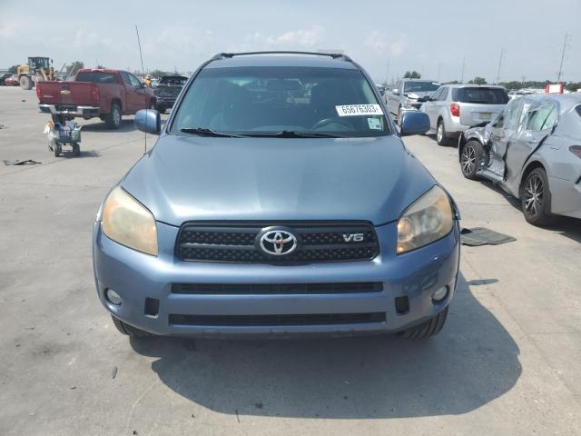 JTMZK32V765000889 - 2006 TOYOTA RAV4 SPORT BLUE photo 5