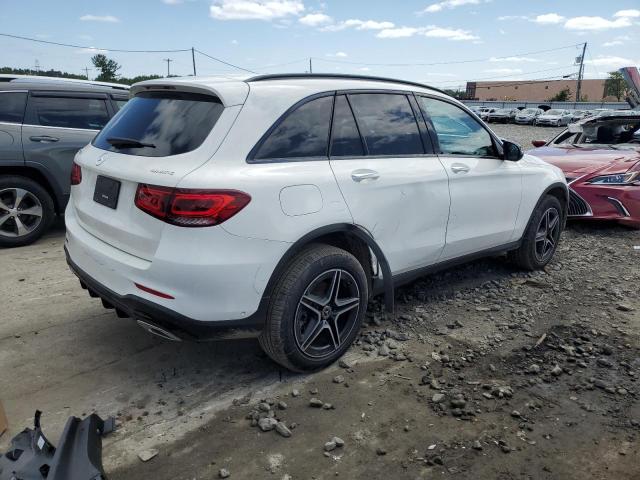 W1N0G8EB0NV335329 - 2022 MERCEDES-BENZ GLC 300 4MATIC WHITE photo 3