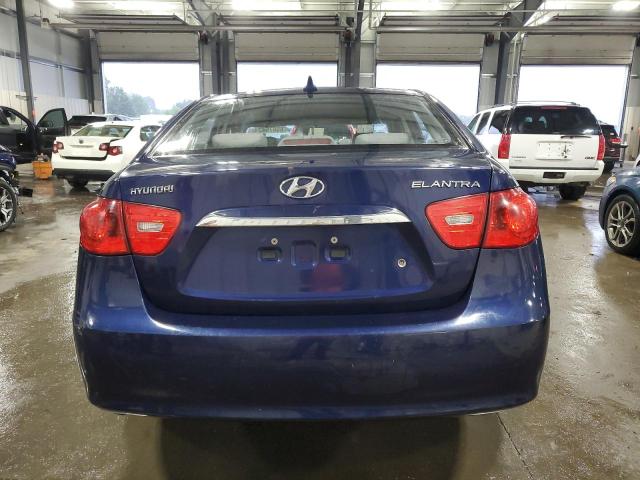 KMHDU4AD0AU032743 - 2010 HYUNDAI ELANTRA BLUE BLUE photo 6