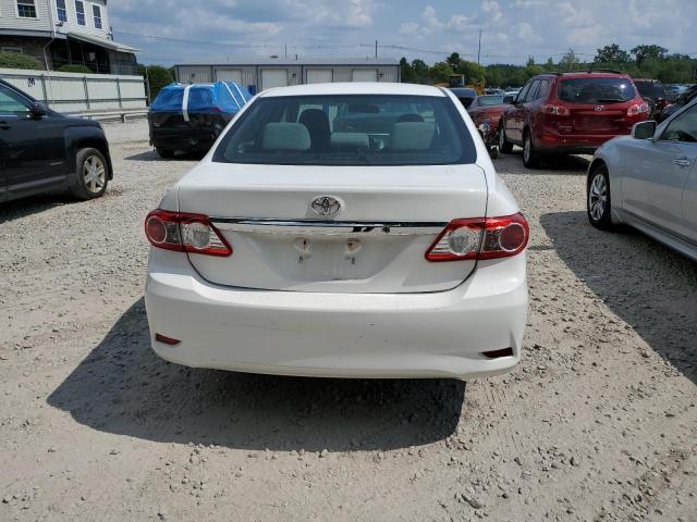 2T1BU4EEXDC954114 - 2013 TOYOTA COROLLA BASE WHITE photo 6