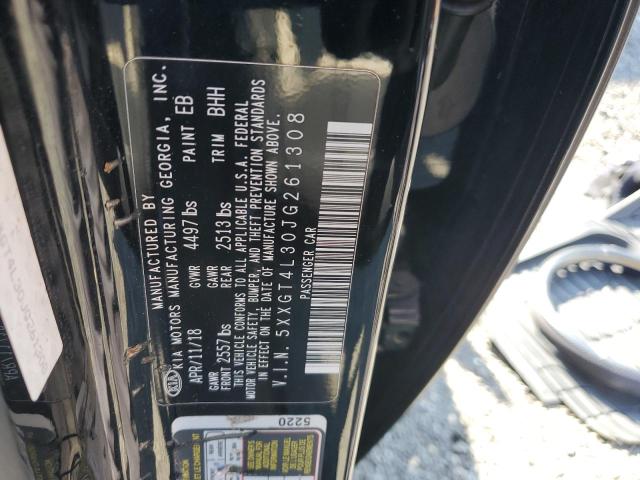 5XXGT4L30JG261308 - 2018 KIA OPTIMA LX Schwarz Foto 12