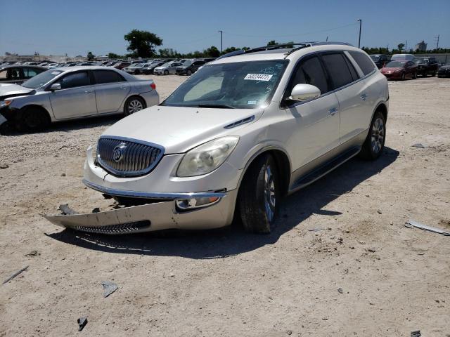 5GAKRCED1BJ262619 - 2011 BUICK ENCLAVE CXL WHITE photo 2