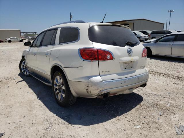 5GAKRCED1BJ262619 - 2011 BUICK ENCLAVE CXL WHITE photo 3