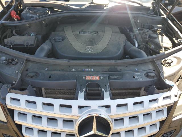 4JGBB8GB8BA626591 - 2011 MERCEDES-BENZ ML 350 4MATIC BLACK photo 11