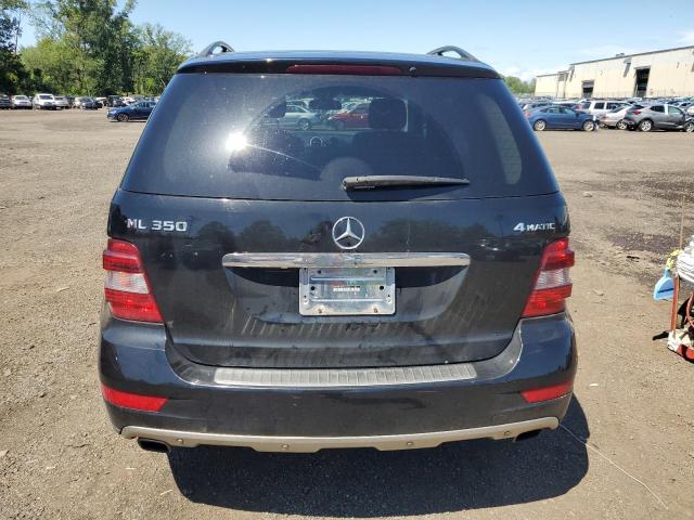 4JGBB8GB8BA626591 - 2011 MERCEDES-BENZ ML 350 4MATIC BLACK photo 6