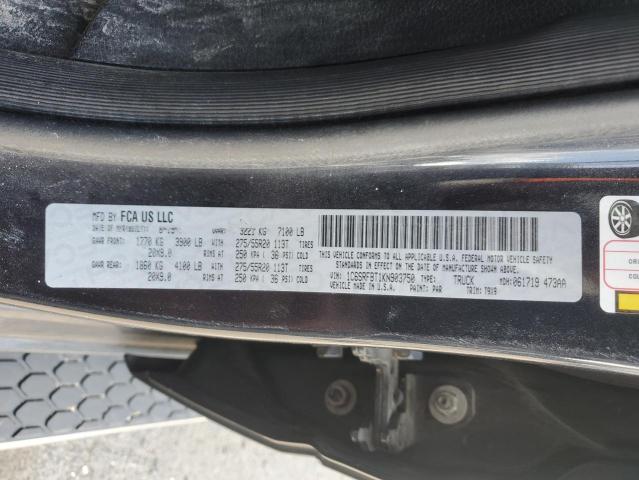 1C6SRFBT1KN903750 - 2019 RAM 1500 BIG HORN/LONE STAR GRAY photo 13