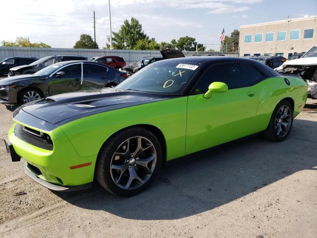 2C3CDZAT7FH843362 - 2015 DODGE CHALLENGER SXT GREEN photo 1