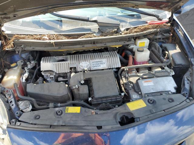 JTDKN3DU3C1501990 - 2012 TOYOTA PRIUS ლურჯი ფოტო 11