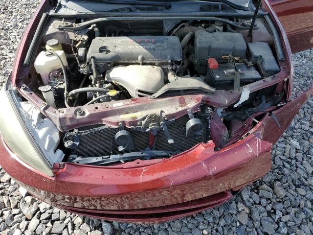 4T1BE32K44U343219 - 2004 TOYOTA CAMRY LE MAROON photo 11