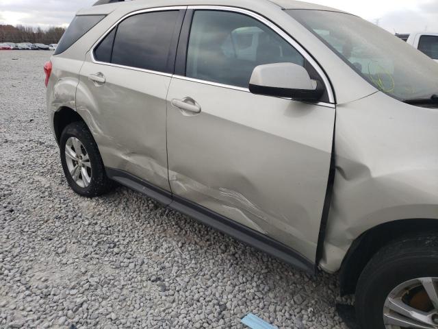 2GNALDEK0D6256544 - 2013 CHEVROLET EQUINOX LT CREAM photo 9