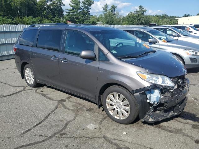 5TDDK3DCXGS135124 - 2016 TOYOTA SIENNA XLE Сұр фото 4