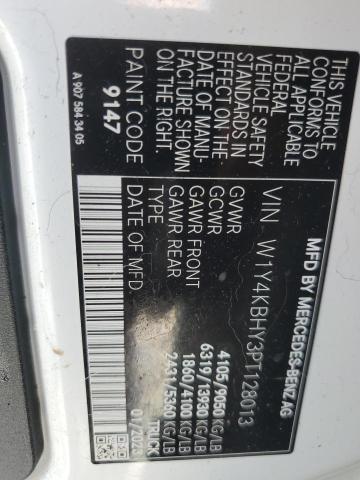 W1Y4KBHY3PT128013 - 2023 MERCEDES-BENZ SPRINTER 2500 Weiß Foto 14